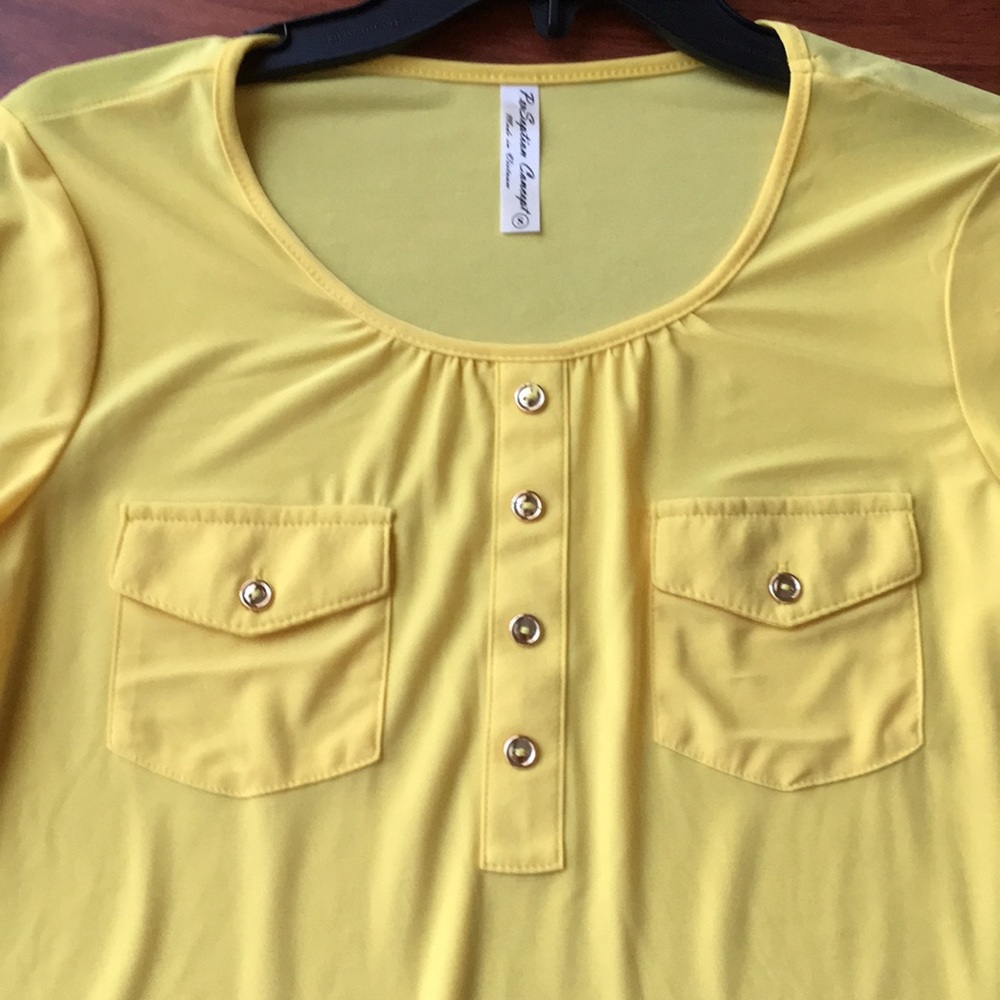 Yellow blouse - Picture 4 of 6